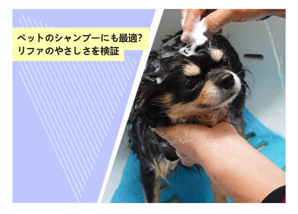 ペットのシャンプーにも最適？リファのやさしさを検証